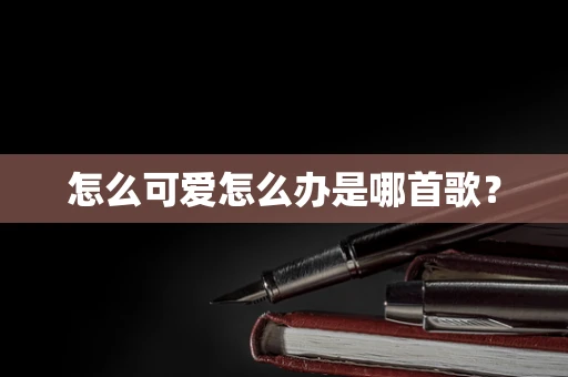 怎么可爱怎么办是哪首歌？