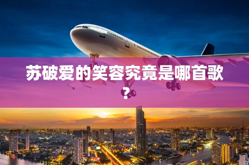 苏破爱的笑容究竟是哪首歌？