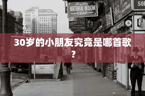 30岁的小朋友究竟是哪首歌？