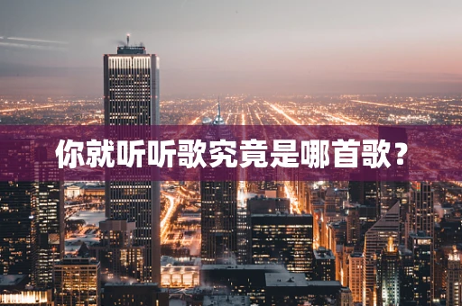 你就听听歌究竟是哪首歌？