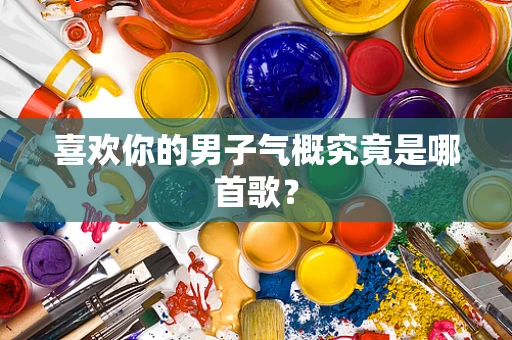 喜欢你的男子气概究竟是哪首歌？