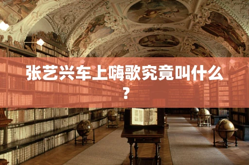 张艺兴车上嗨歌究竟叫什么？