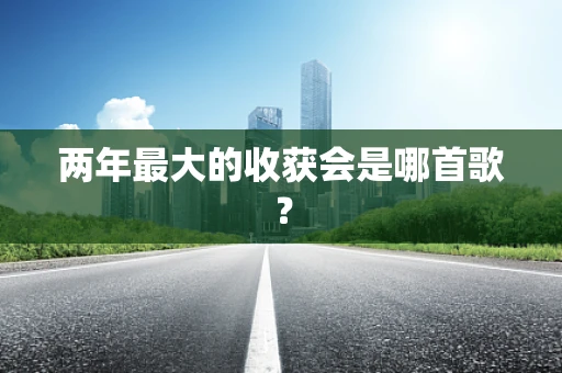 两年最大的收获会是哪首歌？