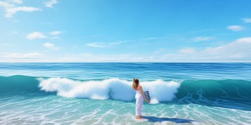 女生搭配蔚蓝大海听什么歌好听？