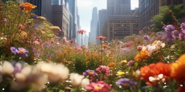 我向往城市的繁花出自哪首歌？