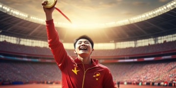 中国运动员夺金牌时放的是什么歌？